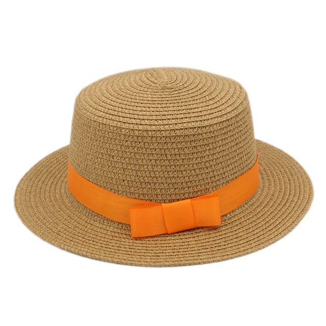 Mistdawn Summer Straw Boater Hat Sailor 