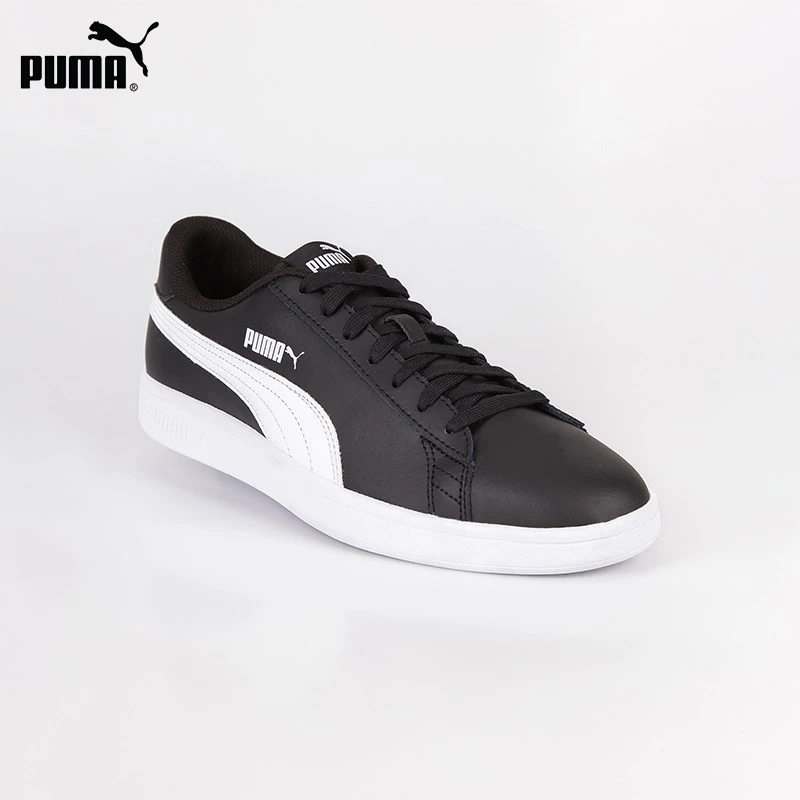 puma smash v2 black white