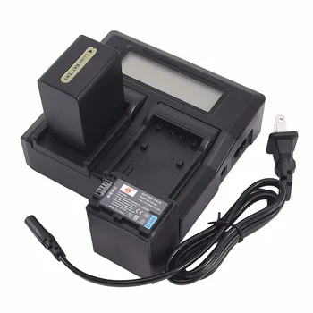 

DSTE 1.5A Dual Charger with 2x Li-ion NP-FH100 Battery for Sony SR10E 11E 12E 42E 45E 46E 60E 62E 65E Camera