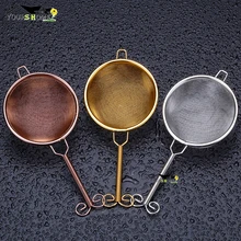 Новинка 304 Коническое коктейльное сито из нержавеющей стали отлично подходит для удаления бит из сока Julep ситечко для коктейлей