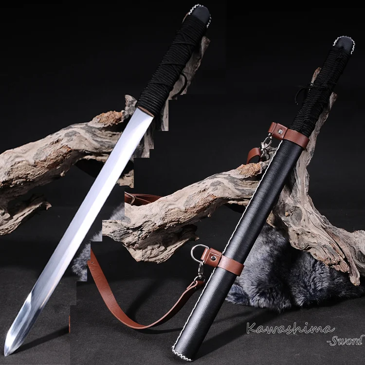 Охотничий нож тактический меч 1060 высокая сталь двойные edgeds ножны с ремешком
