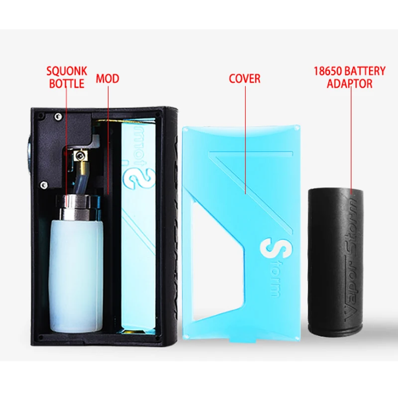 Оригинальный боксмод Vapor Storm Raptor BF Squonk 5 мл распылитель RDA для электронной сигареты