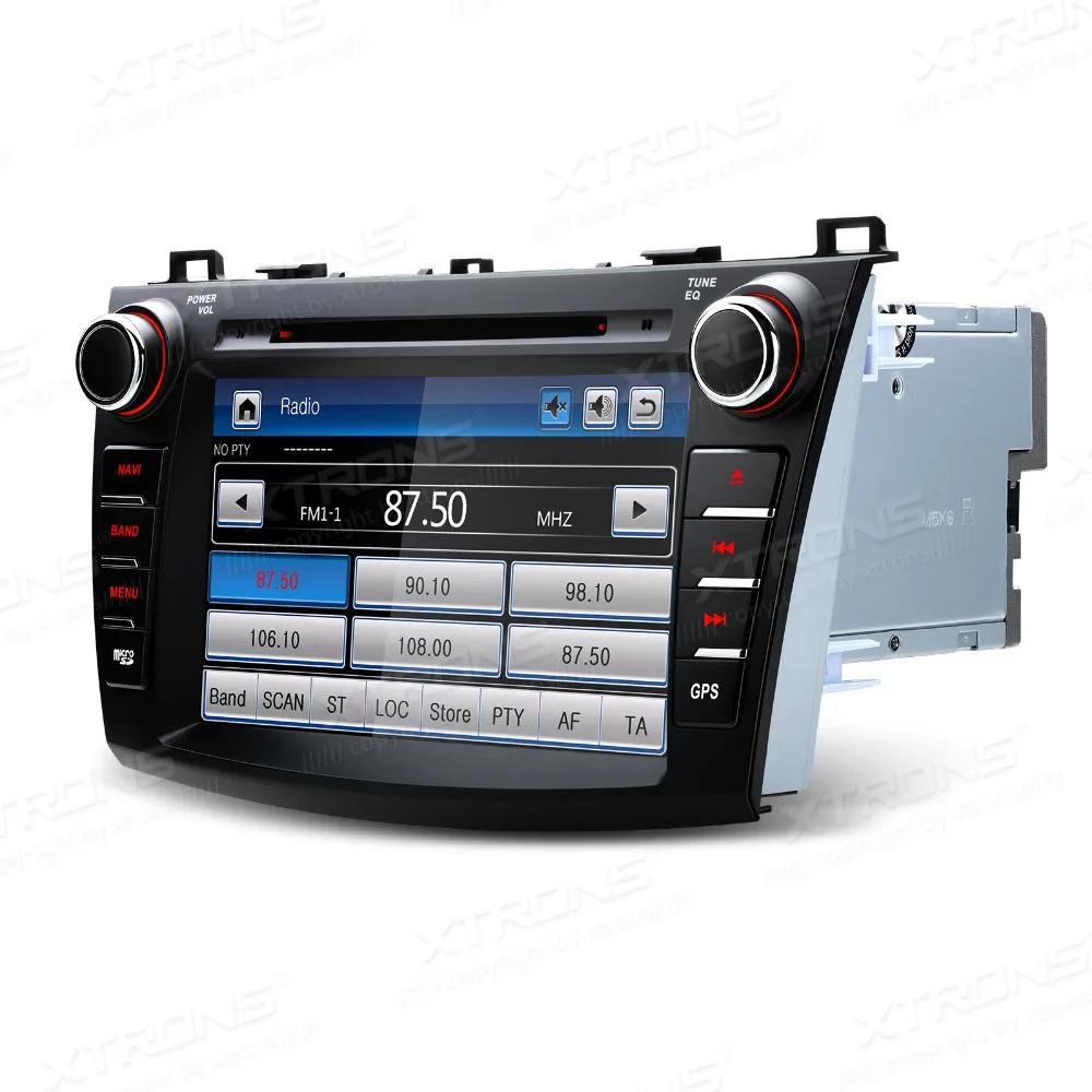 Discount XTRONS 8 inch in dash Head Unit double din Car DVD Player GPS Navigation stereo Radio MP4 CANbus for Mazda 3 2010 2011 2012 2013 1