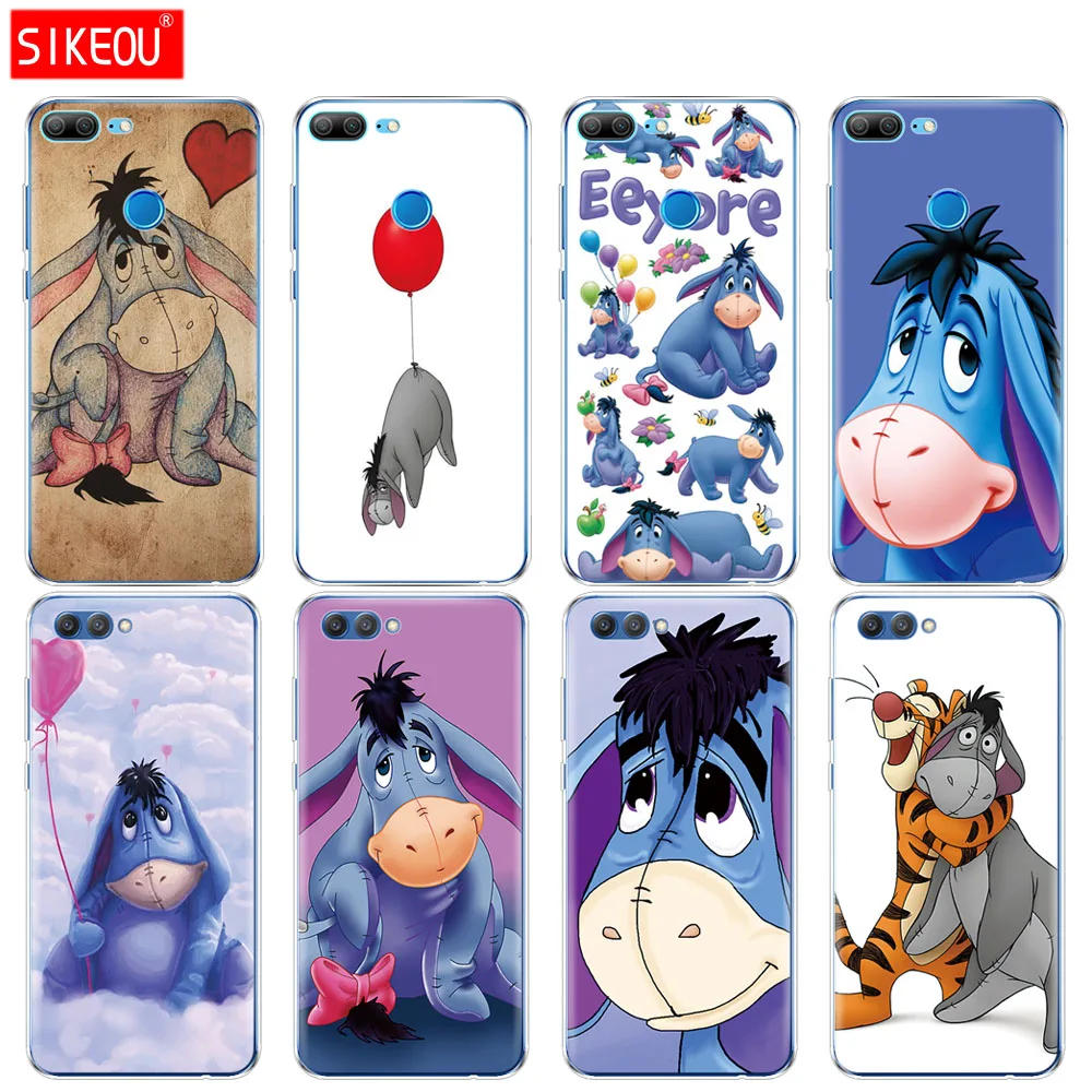 

Silicone Cover phone Case for Huawei Honor 10 V10 3c 4C 5c 5x 4A 6A 6C pro 6X 7X 6 7 8 9 LITE Baby Eeyore Eeyore Donkey