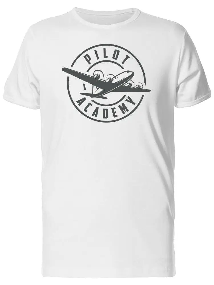 

Pilot Academy Plane Men's Tee -Image by QFT-shirt