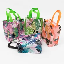 Новая мода лист Нетканая пленка трехмерная сумка хозяйственная сумка унисекс Экологически чистая сумка можно повторно использовать