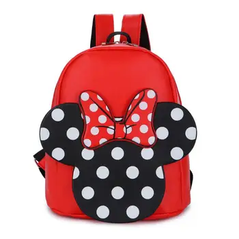 

Bow PU Backpack Kids Bags Cute Cartoon Character Printing Baby Children Backpacks Kindergarten School Backpacks for Boys Girls