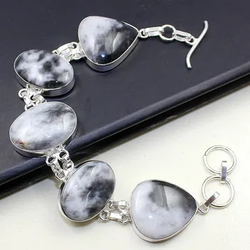 

Jaspper , 21.5 cm, Silver Overlay on Copper Bracelet, B0470