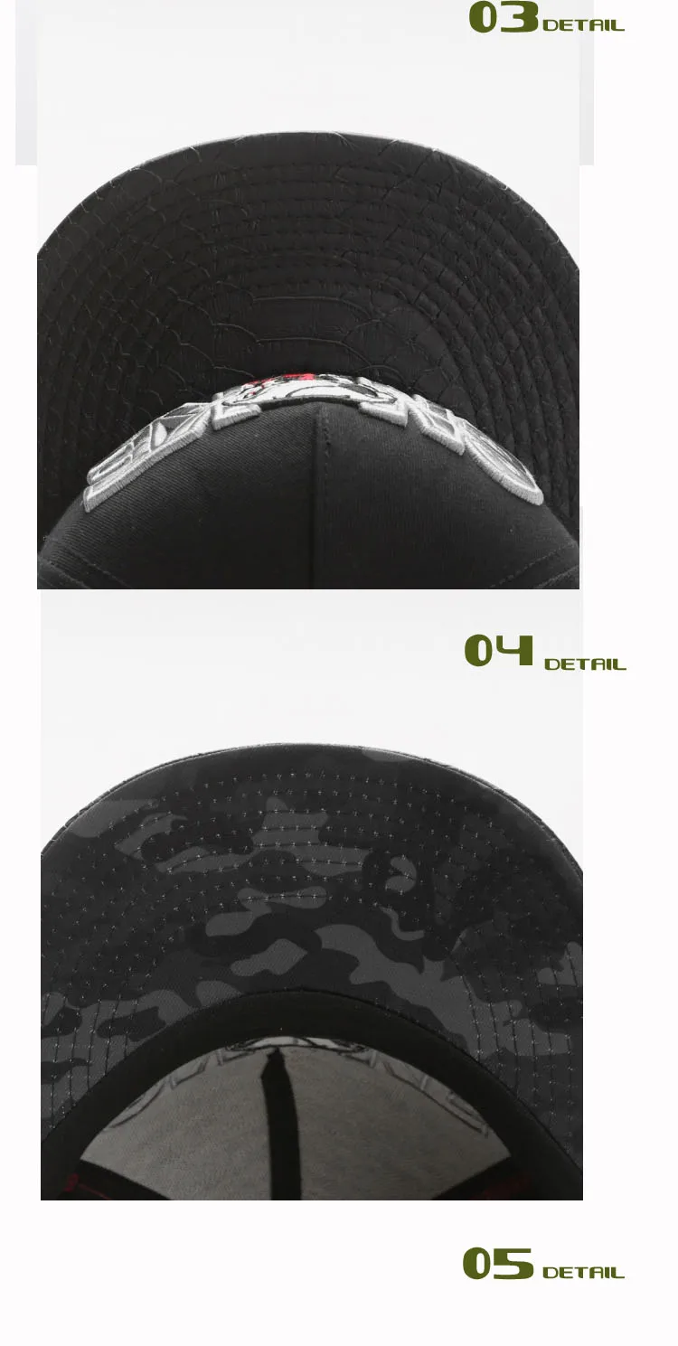 PANGKB Фирменная кепка со змеиным рисунком Кобра, черная хлопковая кепка в стиле хип-хоп, бейсболка для мужчин и женщин, для взрослых, Уличная Повседневная Солнцезащитная бейсбольная кепка Bone