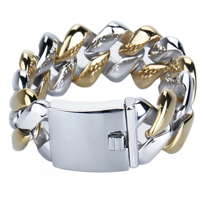 no rust china jewelry factory two tone big heavy titanium bracelets for man цена no rust china jewelry factory two tone big heavy titanium bracelets for man цены онлайн