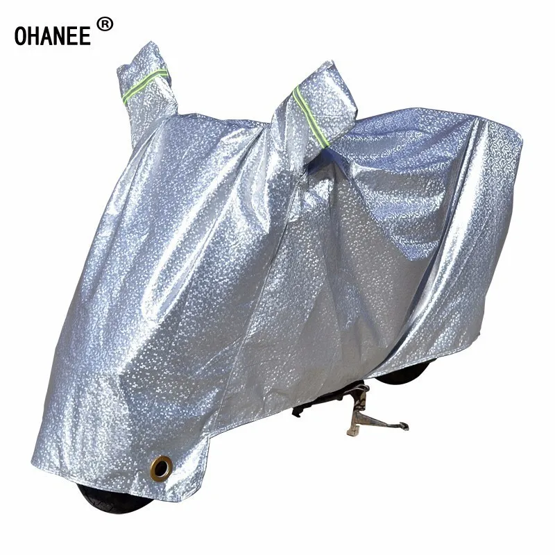 

OHANEE Motorcycle Cover Waterproof Outdoor bicycle Uv Protector Bike Rain Dustproof Motorbike Motor Scooter M L XL XXL 1.6M-2.5M