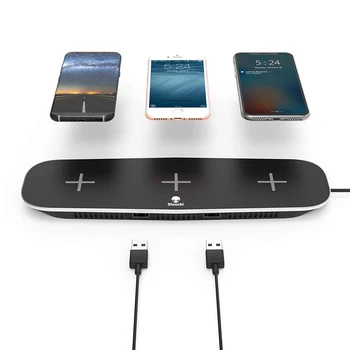 

Wireless Charger for iPhone X XS Max 10W Fast Wireless Chargers for Apple Watch Qi Charging Pad for Samsung S9 S8 Station