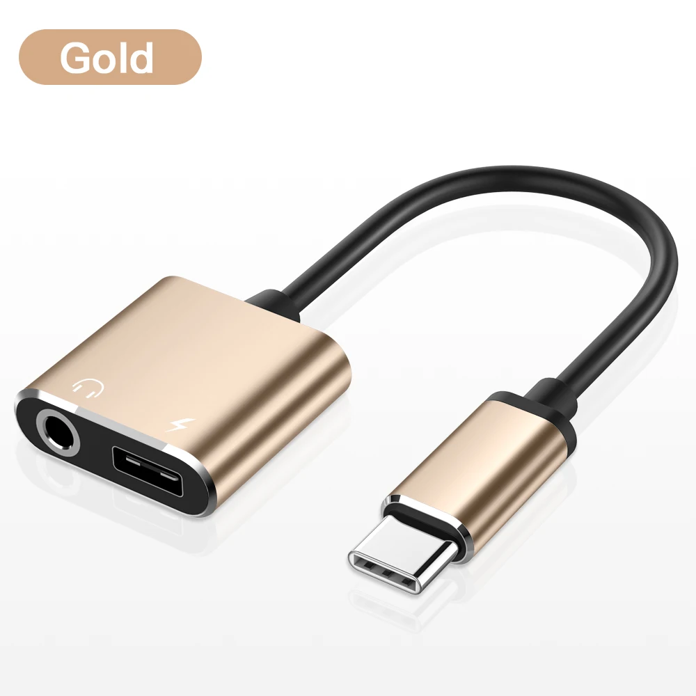 Тип C до 3,5 мм адаптер для наушников 2 в 1 USB C аудио кабель конвертер зарядный сплиттер для наушников адаптер для samsung Xiaomi