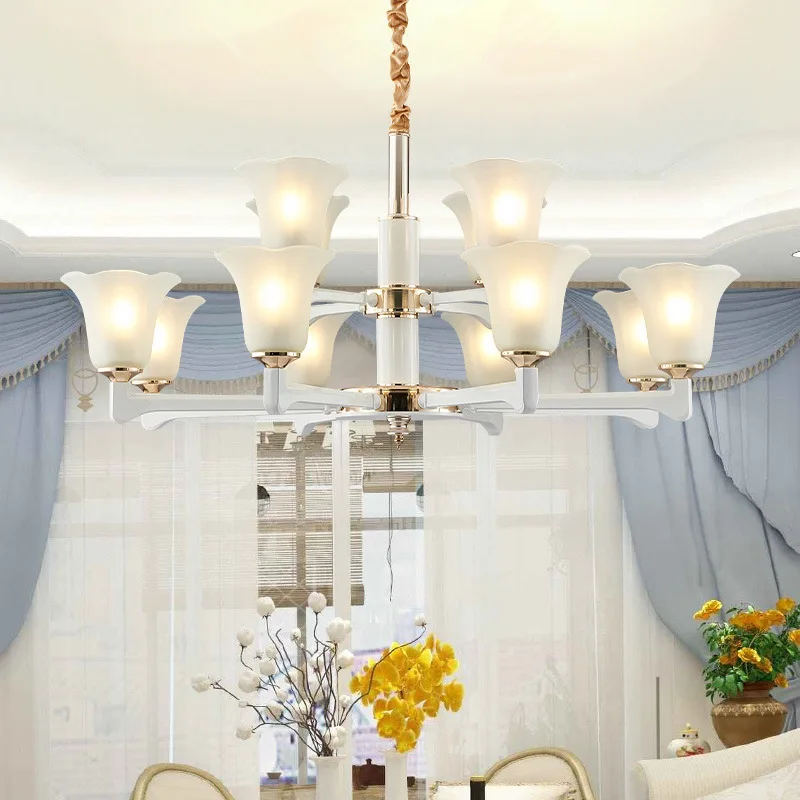 

Nordic LEDchandelier living room suspended lamps Zinc alloy luminaires bedroom lighting home fixtures dining room hanging lights