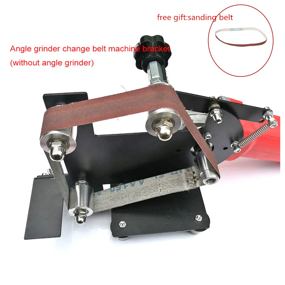 

Electric Angle Grinder Belt Sander Metal Wood Sanding Belt M10/M14 Adapter for Grinder Metal Polishing Woodworking Tools