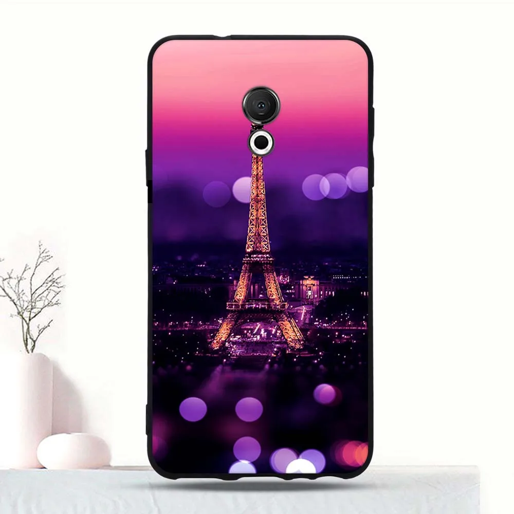 Case For Meizu 15 Lite Silicone Pattern Printed Case For Meizu M15 TPU Back Protective Cover For Meizu 15 Lite Case 5.46" Coque 