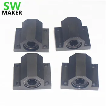 

SWMAKER 4pcs Lulzbot TAZ 3D printer upgrade metal aluminum alloy bed frame Y axis table bed frame bearing holder kit