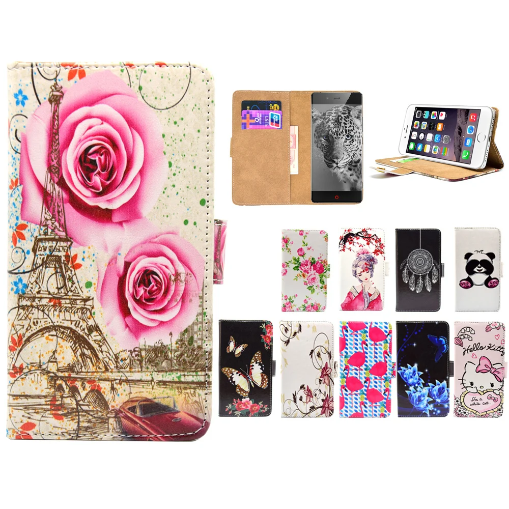 

LIHAIJUN 3C Higt quality Cartoon Flip pu leather Phone Cases Cover For ZTE Nubia Z9 Z9 Max Z9 Mini ZMax 2 Z7 Z7 Max Z7 Mini