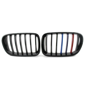 

Car Front Gloss Black M-Color Grille Grill for BMW F25 X3 11-13