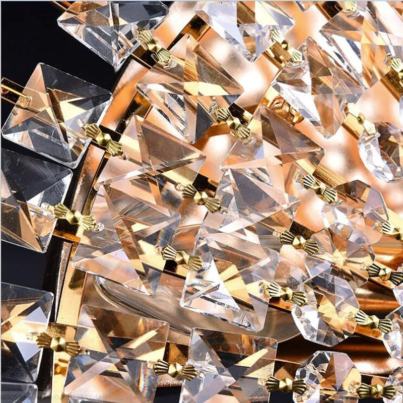 ZX-Free-Shipping-Modern-Creative-LED-Crystal-Wall-Lamp-Fan-Shape-Luxury-Silver-Gold-Bedroom-Corridor