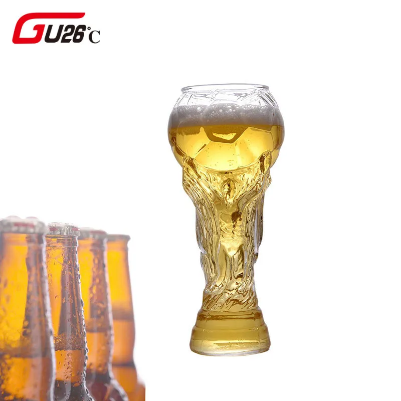 

450ML Creative Football Shape Glass Beer Steins Crystal Glass Whiskey Drink Ware Bar Beer Cup 2018 New design