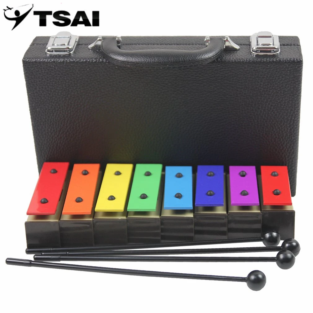 

TSAI MY-8 Professional Baby 8 Notes Xylophone Early Childhood Kids Music Instrument Baby Learning Music Piano Funny Kid Toy