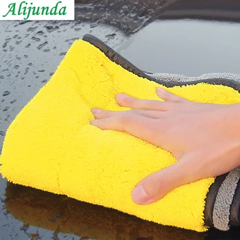 

For Car Wax Polish Auto Care Detailing Car-styling 30*30cm Car Wash Towel Cleaning Tool Ultra Soft Microfiber Cloth for Audi BMW