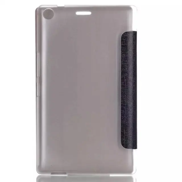 

Funda For Asus Zenpad 7.0 Z370 Z370C Z370CG P01V Tablet Coque Slim Lightweight 3-Folder Transparent Cover Stand PU Leather Case