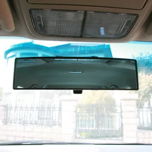 

270mm Wide field of vision Car Assisting Large Vision Anti-dazzling Blue MirrorRear View Mirror Angle Panoramic