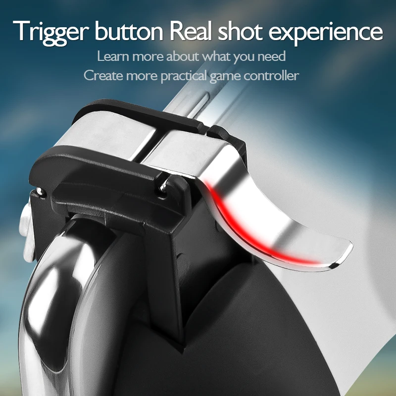 PUBG Controller PUBG Mobile Game Controller Gamepad Trigger Aim Button L1R1 Shooter Joystick for iPhone Android Phone Game Pad