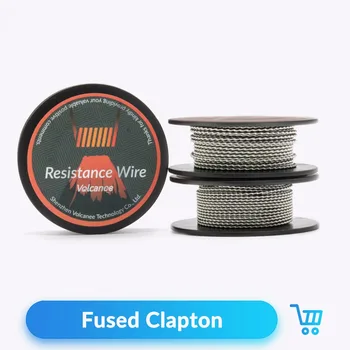 

Volcanee 15feet/roll Fused Clapton Heating Wire for ECigarette RDA RBA Atomizer Vaporizer Pen Coil Tool Vape Fused Clapton Wire