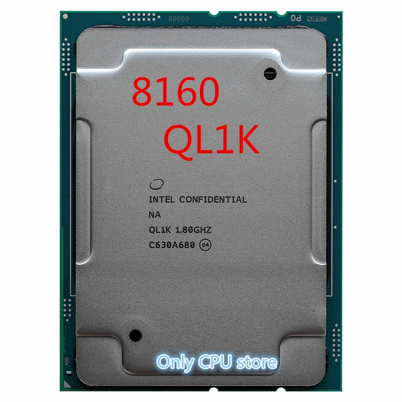 Intel Xeon Platinum 8160 QL1K 2,1 ГГц 24 ядра/48 потока ЦП