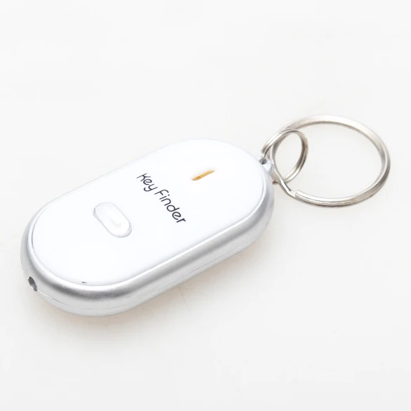 A Ausuky New Wireless Anti lost Alarm Child Bag Wallet Key Finder With LED Light White
