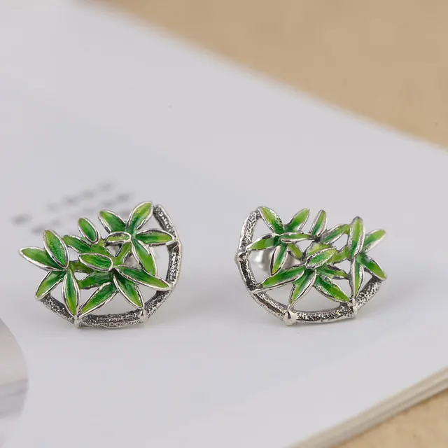 Fnj 925 Silver Bamboo Earrings For Women Jewelry Fashion Shanlan Fnj 925 Silver Bamboo Earrings For Women Jewelry Fashion Shanlan Boucle D Oreille 100