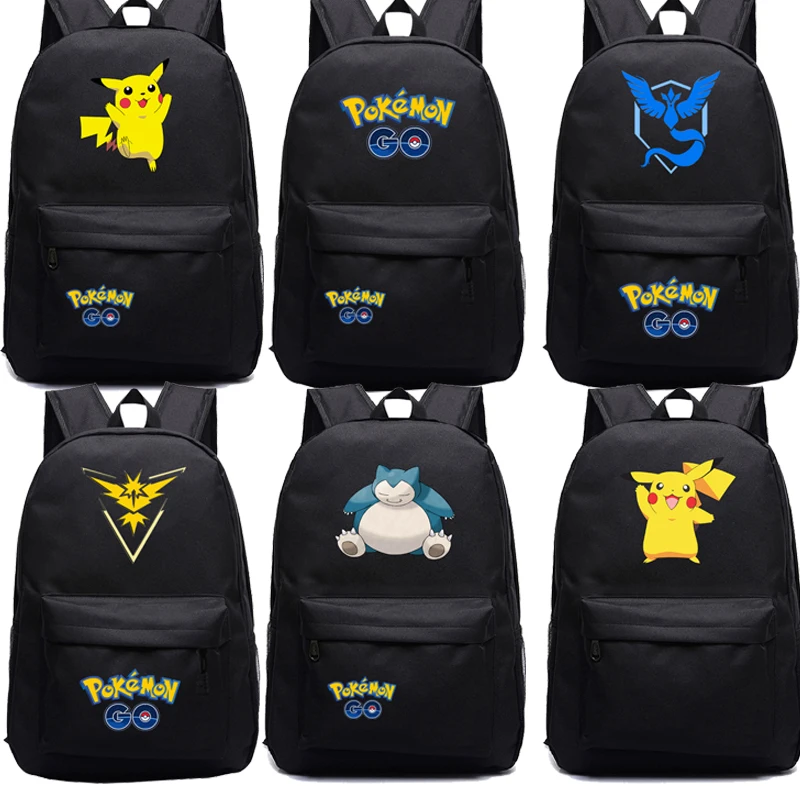 

Pokemon Bag Bulbasaur Teens Daily Backpack Fashion New Pattern Pikachu Backpack Men Women Boys Girls Snorlax School Backpack