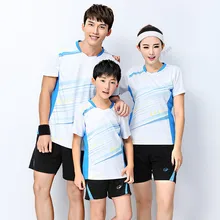 Adsmoney для девочек и мальчиков спорт, бадминтон комплекты Детские теннисные пинг понг футболка и юбка со встроенным Шорты Элегантные полозоченные Броши костюмы