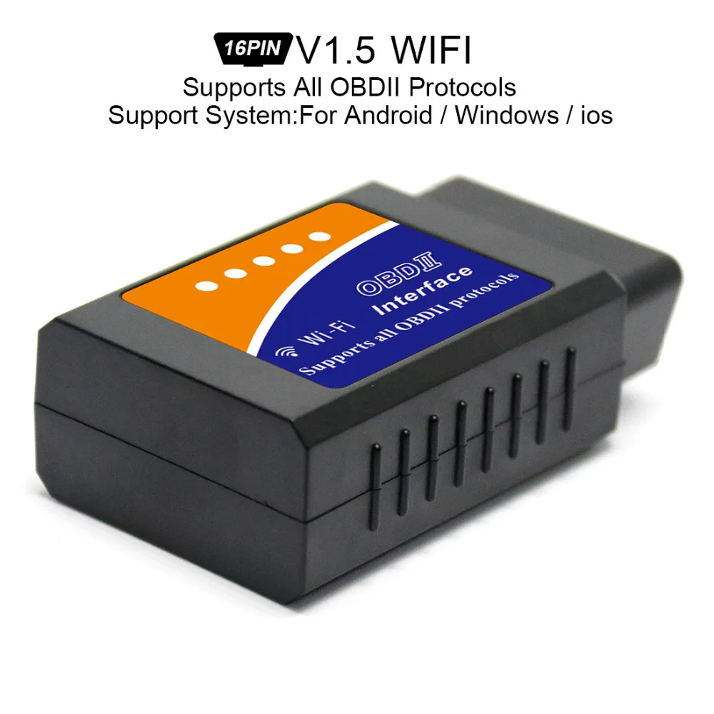 

ELM327 V1.5 Super Mini WiFi Scanner Wireless Auto Interface Code Readers Car Diagnostic Tool OBD2 OBDII ELM 327 Android / IOS
