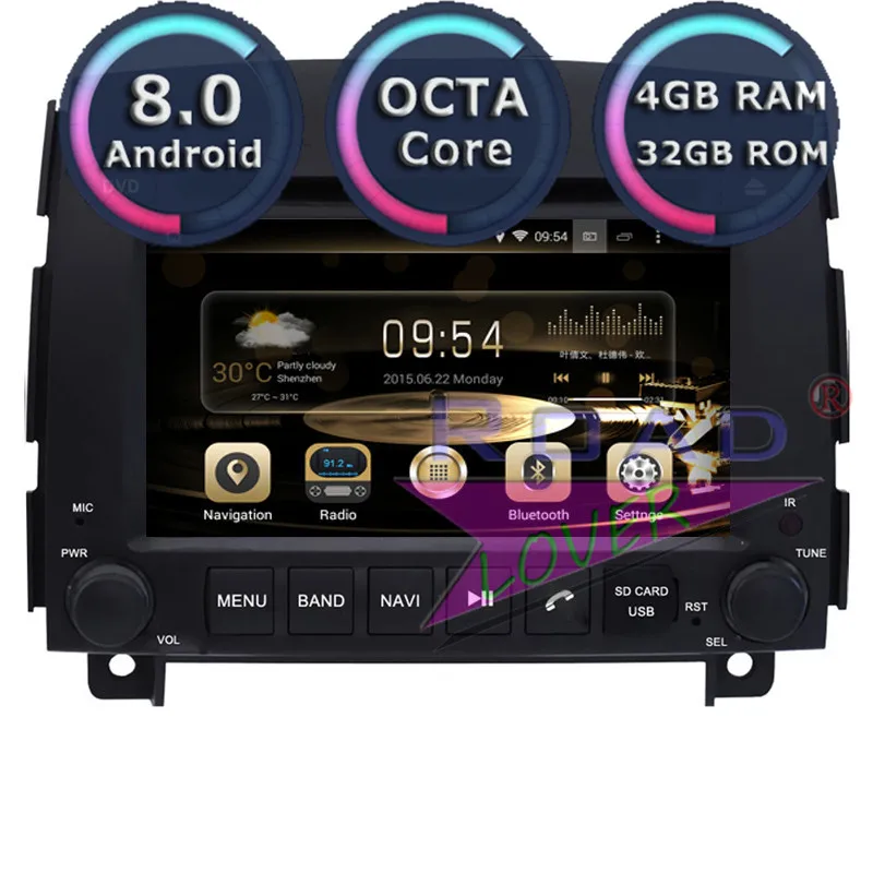 Автомобильный DVD плеер Roadlover Android 8 0 радио для Hyundai Sonata NF YU Xiang 2006 стерео GPS навигация