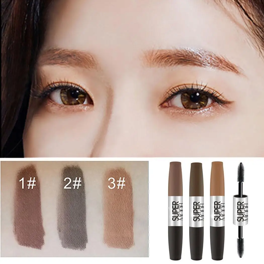

New Fashion 3 color waterproof double head mascara 13cm3D durable mascara