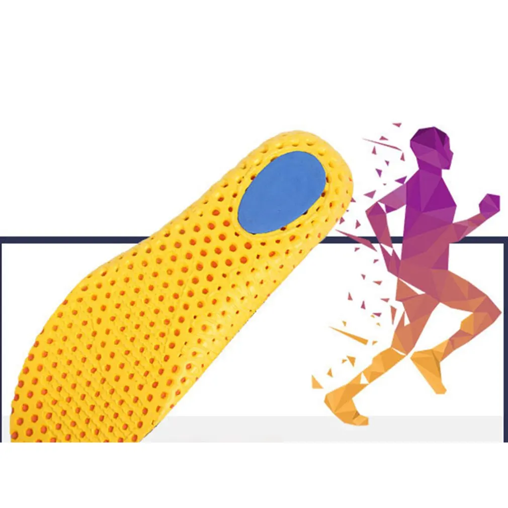 Sports Comfortable Insole Men And Women Shock Absorption Breathable Soft Insoles Sweat-absorbent Feather Breathable Insoles