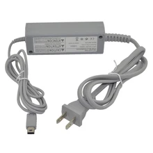 10PCS a lot US Plug For Nintendo Wii U WiiU Game Console/host Gamepad/Pad 100-240 Power Supply AC Charger Adapter Cable wiiu 3dsll 3ds dsi twin charge long ac adapter