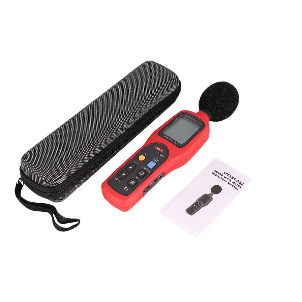 

Digital Sound Level Meter 30~130dB Noise Monitor Testers High Alarm Data Logging Decibel Meter Noise Tester