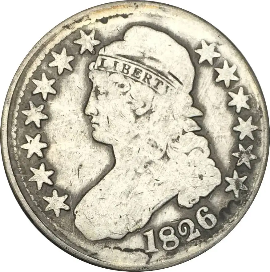 Buy 1826 Capped Bust silver Half dollar from Reliable