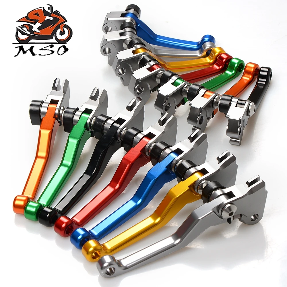 Dirt Bike Pivot Brake Clutch Levers Motocross Lever For Suzuki RMZ 250 2007 2008 2009 2010 2011 2012 KAWASAKI KX85 KLX250 | Автомобили и