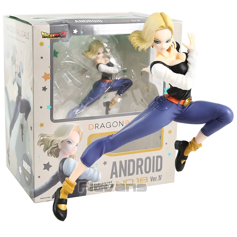DBZ Gals Android NO.18 Ver.IV ПВХ фигурка Коллекционная модель игрушки|Игровые фигурки и