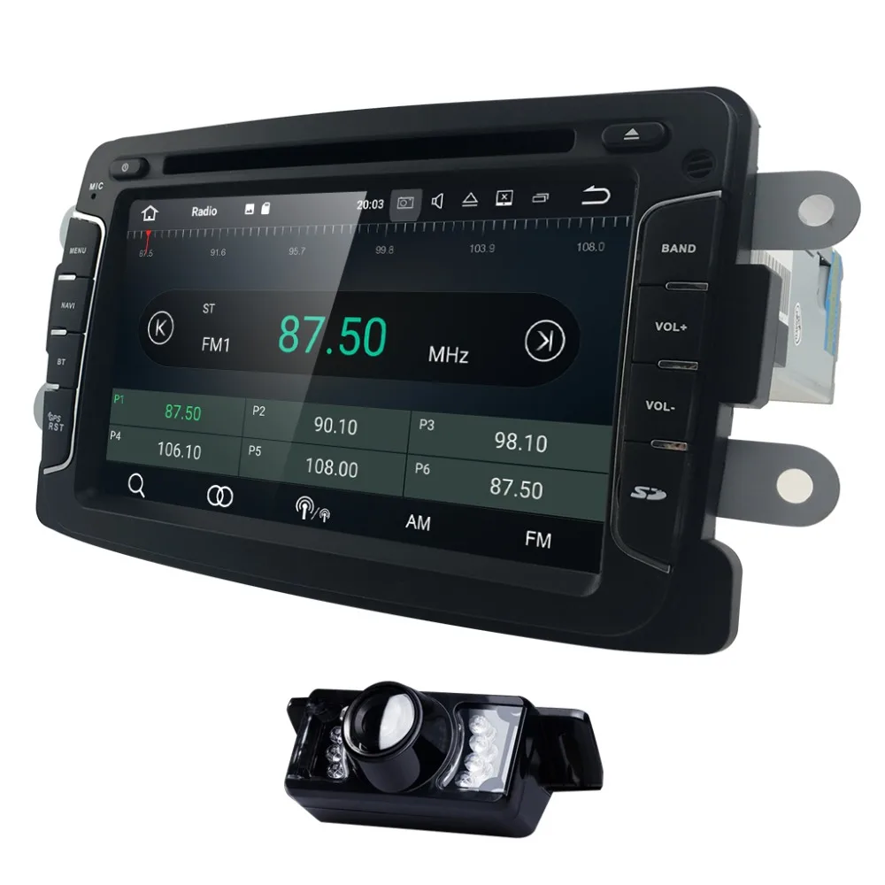 Best Hizpo Android7.1 Quad Core AutoRadio DVD Player for RENAULT Kaptur Duster LOGAN LADA XRAY SYMBOOL DACIA DOKKERGPS Head Unit WIFI 3