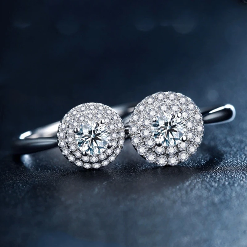 Luxury Wedding Rings For Women Cincin Wanita Engagement Cheap Rings For Woman Bague Femme Lovers CZ Jewerly  CC105 5