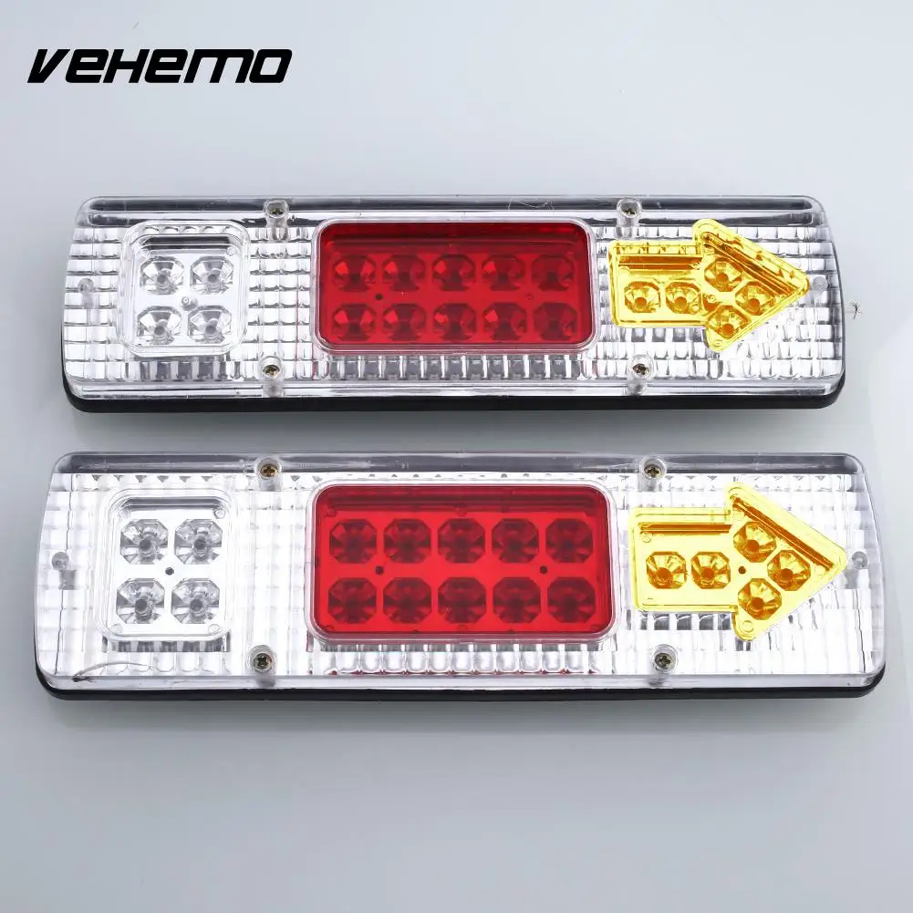 2x12 V 19 светодиодный прицеп задние светильник индикатор Водонепроницаемый лампа