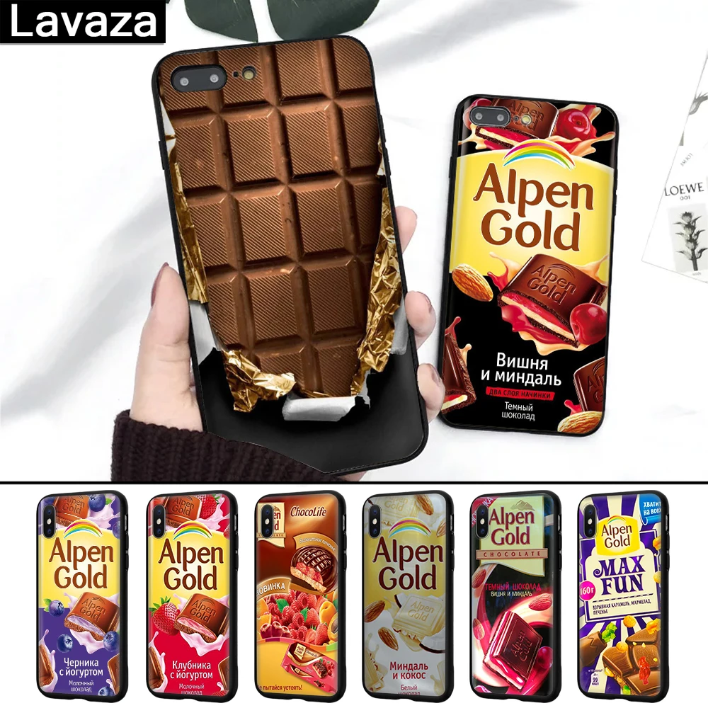 

Lavaza chocolate food package russian Silicone Case for iPhone 5 5S 6 6S 7 8 Plus X XR XS Max