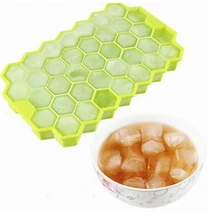 1 шт. DIY Инструменты для мороженого силиконовые сотовые мороженое аппарат-изготовитель кубиков льда лоток, разные цвета